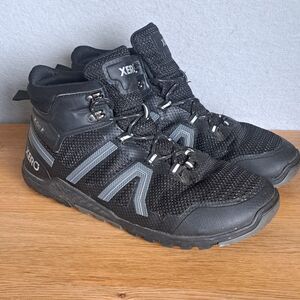Xero Men 9.5 Black Xcursion Fusion Waterproof Minimalist Hiking Boots Zero Drop